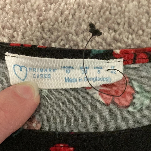 NWOT Primark Cares Floral Dress 6 - Picture 11 of 16